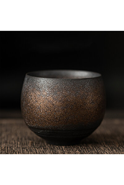 Choice <200 مل 04 كوب شاي ياباني مصنوع يدويًا من الفخار الخام طقم شاي الكونغ ...