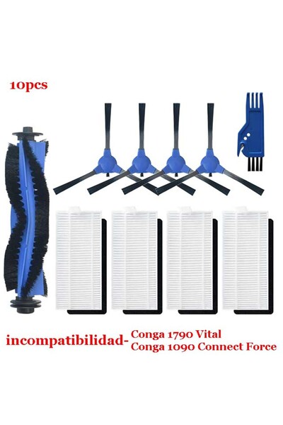 Choice طقم من قطعتي إكسسوارات لمكنسة كهربائية روبوتية Cecotec Conga 1090 1790...