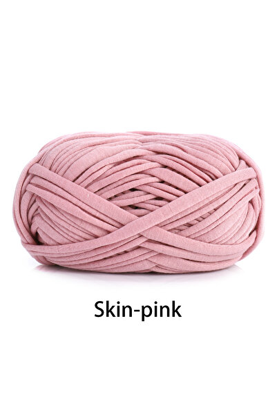 Choice خيط قماش مرن عالي الجودة 100 جرام 30 متر، لون وردي، صنع يدوي، حقيبة تخ...