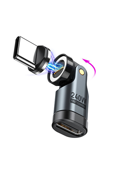 Choice محول 9 سنون من النوع c AUFU 9 سنون مغناطيسي USB C كابل شحن سريع USB Ty...