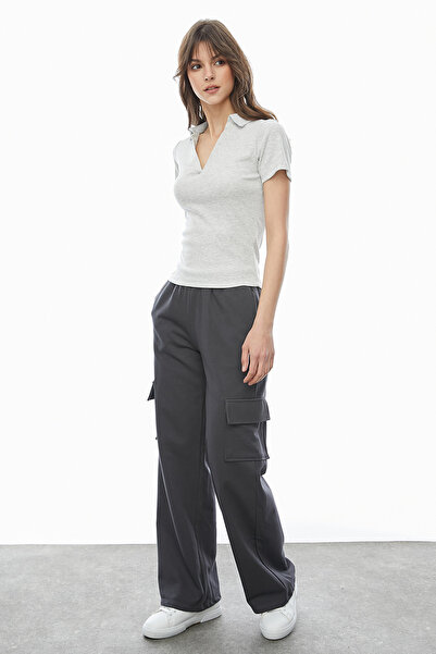 PAULMARK Women's Cargo Pocket Pack Sweat Bottoms