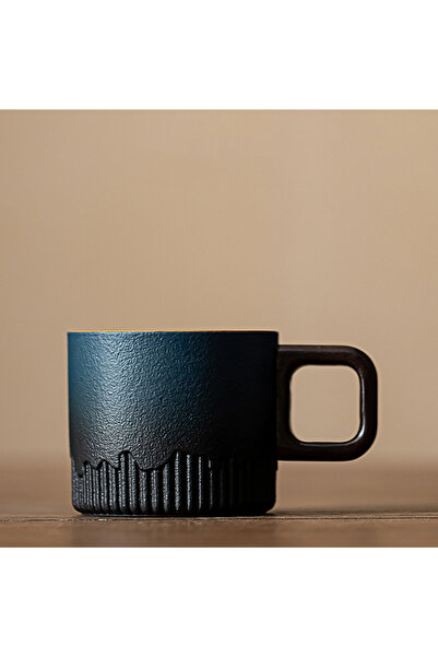 Choice كوب شاي سيراميك متدرج اللون سعة 51-100 مل، مع مقبض، وكوب قهوة مقاوم لل...