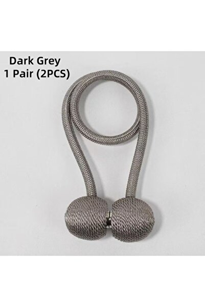 Choice Dark Grey 2pcs/pair Magnetic Curtain Tiebacks Curtain Hooks, Earphone ...