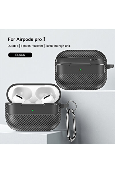 Choice غطاء سماعة أذن من ألياف الكربون لأجهزة AirPods Pro 3 1، حافظة سماعة رأ...