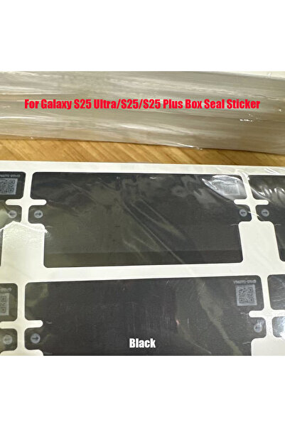 Choice 50XS25 سلسلة أسود 50 قطعة شريط لاصق لختم الصندوق لهاتف S25 Ultra S25 P...