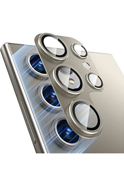 Choice أخرى لهاتف Galaxy S25 Ultra، رمادي تيتانيوم، قطعة واحدة، واقي زجاجي لع...