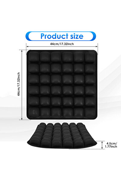 Choice وسادة مقعد قابلة للنفخ على شكل 36 خلية هوائية، وسائد هوائية ثلاثية الأبعاد، وسادة سفر خفيفة الوزن وجيدة التهوية