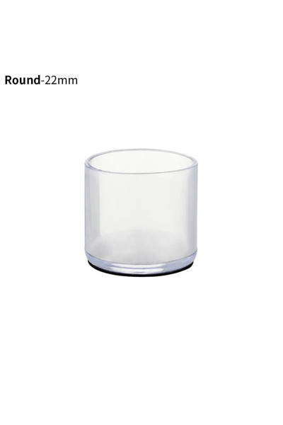 Choice 22 مم 16 قطعة 16/19/25/30 مم غطاء أرجل الكرسي - وسادات حماية شفافة غير...