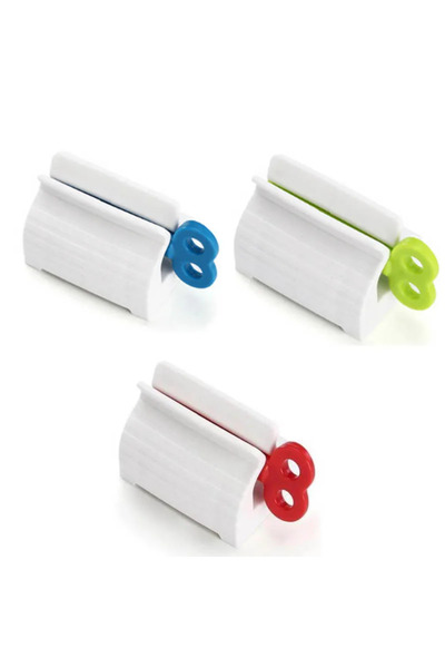 Choice ياغاوكي-3 3 قطع من أنبوب لف معجون الأسنان وحامل مقعد معجون الأسنان وحامل تدوير معجون الأسنان د