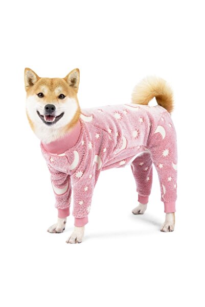 Choice ملابس شتوية للكلاب الأليفة من إل بي، بيجامات كلاب من الفلانيل، بيجامات كلاب متوسطة وكبيرة، ملابس حيوانات أليفة