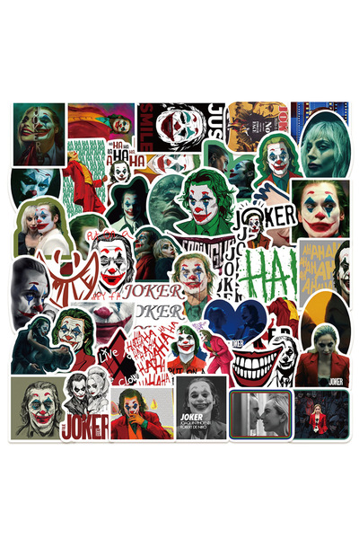Choice ملصقات جوكر متعددة الألوان، 50 قطعة، ملصقات DIY، سكرابوكينغ، هاتف، أمت...