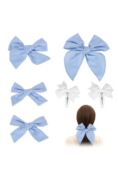 OMS Fundițe de păr confecționate din bumbac și in