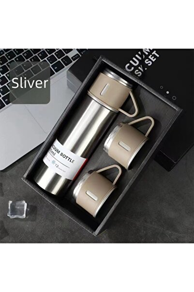 Choice 500ml Silver 304 Stainless 500ml Steel Vacuum Insulated Water Bottle P...