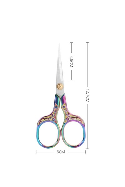 Choice1 Titanium color 1PC Stainless Steel Vintage Scissors Sewing Fabric Cut...