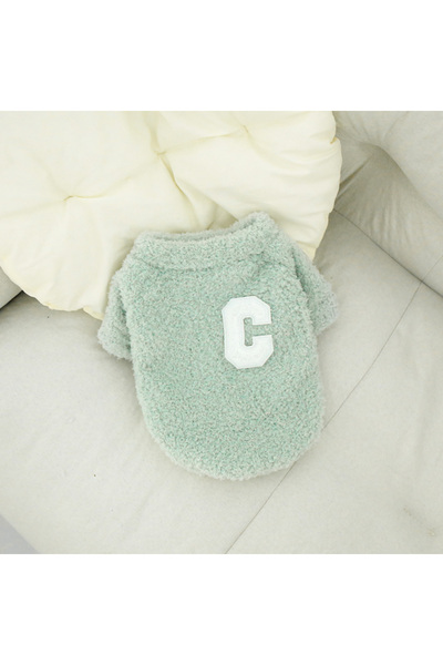 Choice S Green Pet cloud fleece warm clothing dog thick double-sided fleece s...