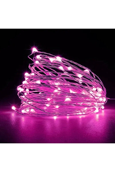 Choice سلسلة أضواء LED وردية بطول 10 أمتار تعمل بالبطارية، مزودة بإضاءة ملونة...