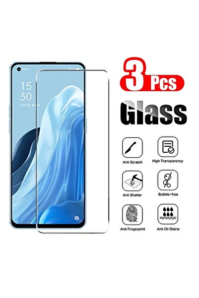 choice2 3 قطع من الزجاج المقوى لهاتف OPPO Reno 2Z 3 قطع من الزجاج المقوى لهات...