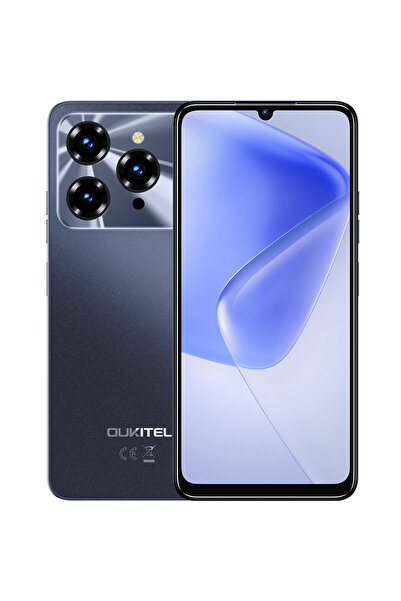 oukitel C6 Black Smartphone 5G, 9.15mm, Android 15, 6.8" HD 90Hz, 50MP, 5150mAh (256GB)