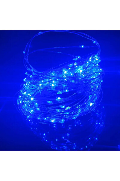 Choice سلسلة إضاءة LED زرقاء بطول 20 مترًا (3 قطع) - 3 قطع/عبوة - سلك بطول 20...