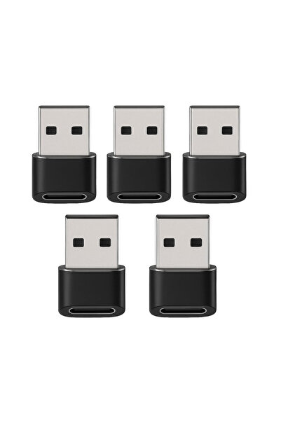 Choice 5 قطع محول USB Type-C أنثى إلى USB-A ذكر، محول بيانات OTG للهواتف الذك...