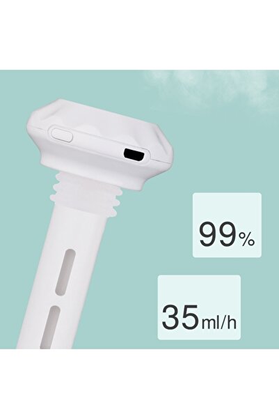 Choice WHITE Portable Cool Car USB Humidifier with Container Humidifier with Adjustable Length Quiet for Ho