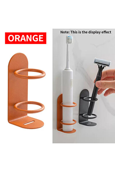 Choice حامل فرشاة أسنان متعدد الوظائف من قطعة واحدة باللون البرتقالي مصنوع من...