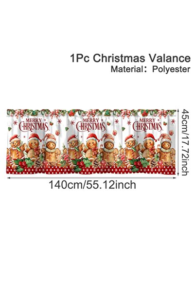 Choice 2 ستائر قصيرة لعيد الميلاد، زينة عيد الميلاد للمنزل 2025، زينة عيد الم...