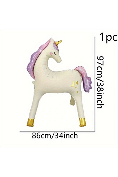 Choice أخرى 1 قطعة 1 قطعة جديدة 3D عيد ميلاد قائم غير لامع ريترو يونيكورن حصا...