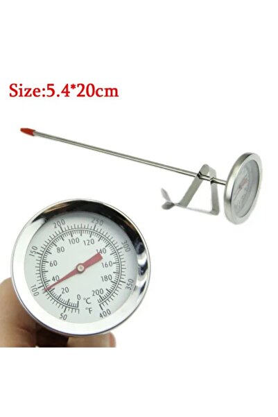 Choice Silver 1 Pc Stainless Steel Food Thermometer Cooking Barbecue Thermome Oven Temperature Gauge