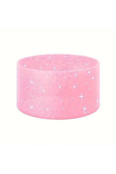 Choice قطعة واحدة وردية اللون، 7.5 سم، غطاء سفلي مانع للانزلاق لكوب الماء، غط...