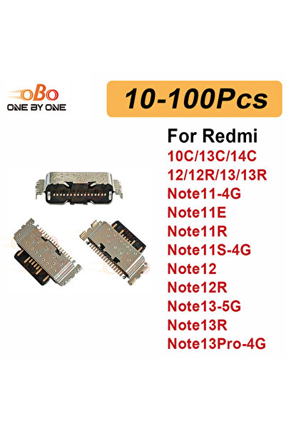 choice2 10Pcs 10-100Pcs Charging Port Dk Plug For Redmi 10C 13C 14C Note 11 1...