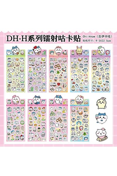 Miniso 2cm a whole set 9pcs 27Sheets Mix Kawaii Chiikawa Anime Stickers Cute ...