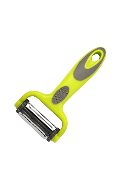 Choice مقشرة دوارة خضراء 3 في 1، مبشرة فواكه وخضراوات وكرنب وسلطة وجزر وبطاطس...