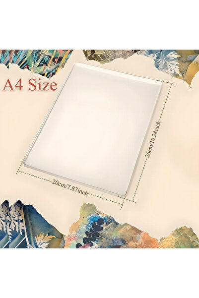 Choice لوحة جل A4 لصنع الطلاء، مواد بمقاس A4 وA5 مع استنسلات مزدوجة الاستخدام، فن الطباعة الأحادية، قصاصات الحرف اليدوية