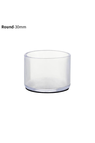 Choice 30 مم 16 قطعة 16/19/25/30 مم غطاء أرجل الكرسي - وسادات حماية شفافة غير...