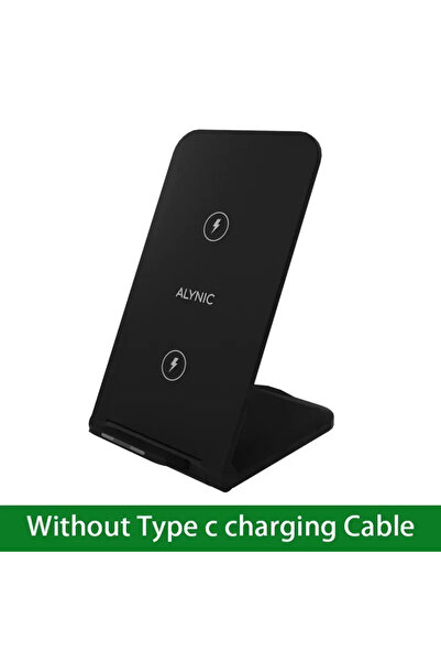 Choice حامل سطح مكتب لاسلكي قابل للطي وسريع الشحن من ماركة ALYNIC لهواتف iPho...