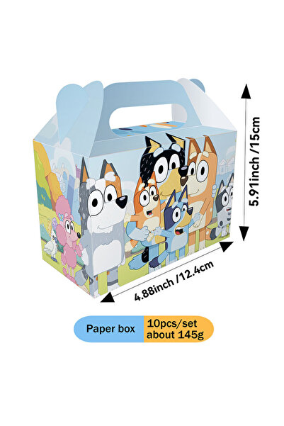 Choice صندوق بلوي 10 قطع مجموعة شخصيات بلوي والعائلة 10 قطع صندوق هدايا حفلات...