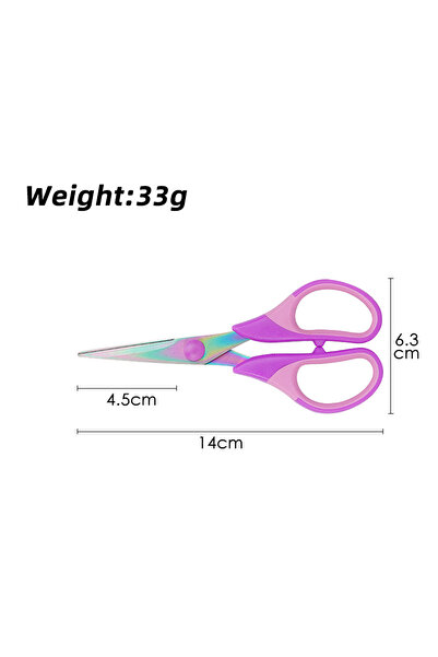 Choice4 مقص خياطة 5 بوصة من الفولاذ المقاوم للصدأ مقص خياط محترف لقص القماش م...