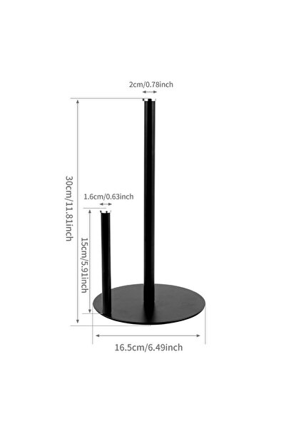 Choice حامل مناشف ورقية أسود، موزع مناديل مطبخ من الفولاذ المقاوم للصدأ عالي ...