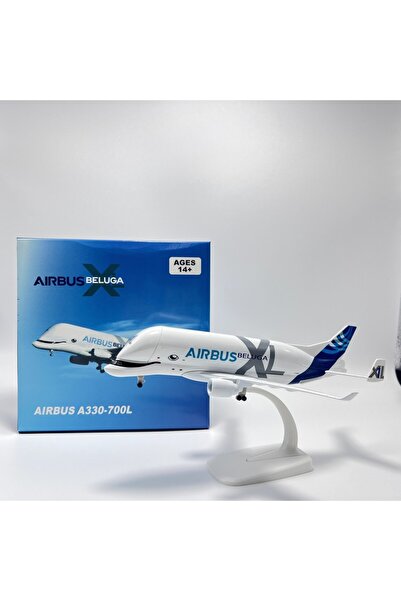 Choice A330-700L Beluga 20cm A330-700L Beluga Coating Transport Aircraft Simu...