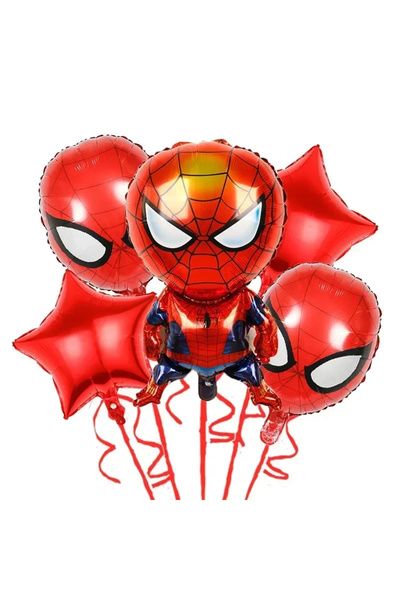 Choice as picture style-1 5pcs Children's Birthday Party Globos Decoration Avengers Theme Iron Man Captain