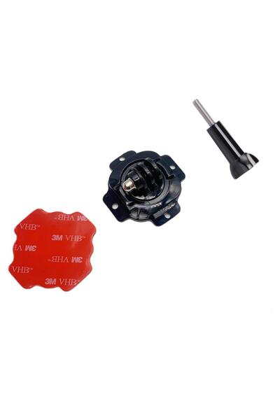 Choice Helmet Set 360 Degree Rotating Helmet Mount With 3M Adhesive Sticker For Gopro Hero 12 11 10/9/8/7/6