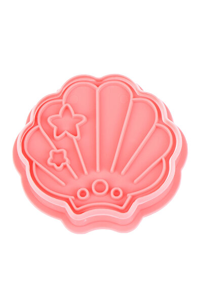 Choice 6 قطع/مجموعة قوالب بسكويت على شكل صدفة حورية البحر وحصان البحر من البل...