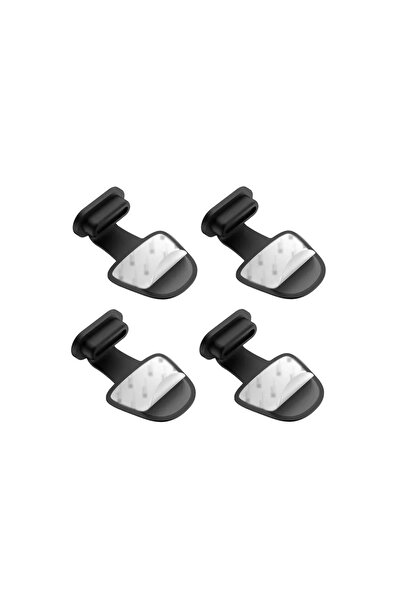 Choice Black 4pc USB C Anti-Lost Dust Plug - Silicone Detachable Adhesive Design, Charge Port Protector Cov