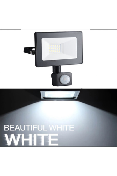 Choice كشاف جداري خارجي LED مزود بمستشعر حركة PIR بقدرة 10 وات أبيض بارد AC220V AC220V 50 وات 30 وات 20 وات 10 وات IP