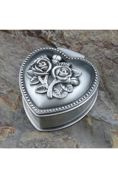 Choice 296 Small Size Retro Metal Jewelry Box Vintage Flower Carved Home Decor Trinket Case Ring Bracelet P