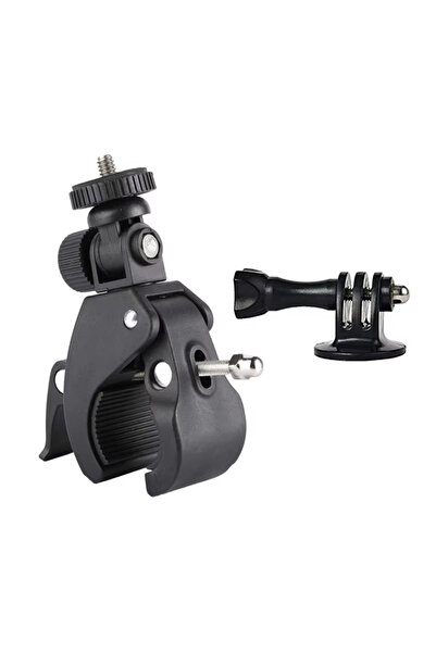 Choice مشبك دراجة مع حامل لكاميرا الدراجة ومقود الدراجة النارية ومقبض حامل ثل...