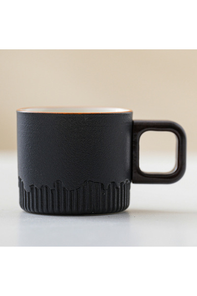 Choice كوب قهوة عتيق من السيراميك باللون الأسود 60 مل، كوب ماء، كوب شاي، كوب ...