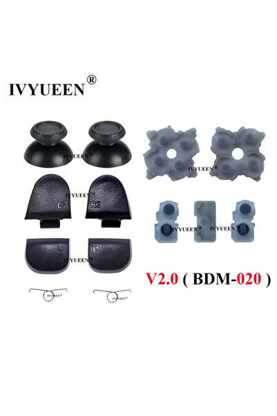 Choice Buttons Rubber 020 IVYUEEN for PlayStation 5 PS5 Controller L1 R1 L2 R...