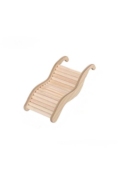 Choice A 1PC Wooden Wave Staircase Hamster Toy Pet Supplies Cage Decor Accessories Curved Slide Chute for .